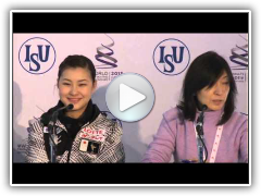 ISU Worlds 2013: Ladies SP Press Conference Highlights